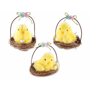 Set 3 decoratiuni Paste Puisori 9x13 cm