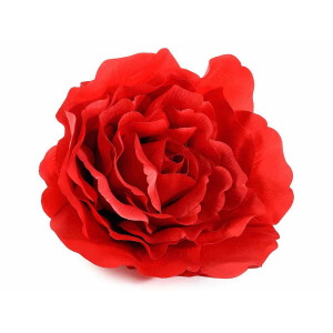 Trandafir artificial rosu 42x25 cm