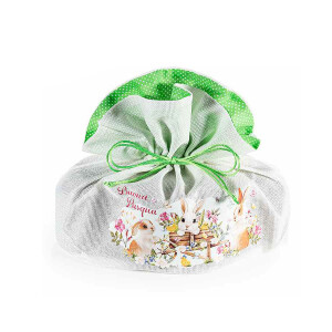 Saculet cadouri Paste textil multicolor II 30x23x31H