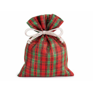 Set 30 saculeti textil multicolor cm13,5x18,5H
