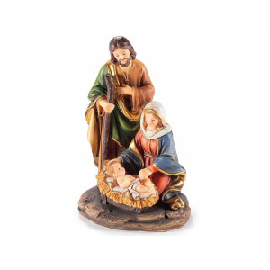 Figurina Nasterea Domnului polirasina multicolora 8x6x13.5 cm