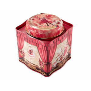 Cutie decor Craciun metal multicolor 10.5x10.5x11.5 cm