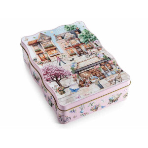 Cutie depozitare metal multicolor 13 x 18 x 5 H