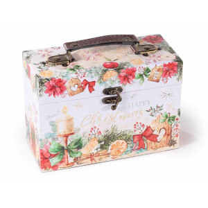 Cufar lemn multicolor 20x9x18  cm