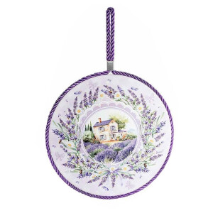 Suport vase fierbinti pluta ceramica multicolora Lavanda Ø 19 cm