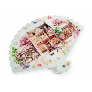 Suport vase fierbinti pluta ceramica Village cm 23 x 18 H