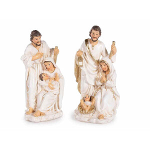 Set 2 figurine Nasterea Domnului polirasina multicolora 2xcm 3,5 x 3,5 x 7,5 H