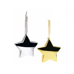 Set 2 ornamente brad Craciun 7.5x3.5x8 cm
