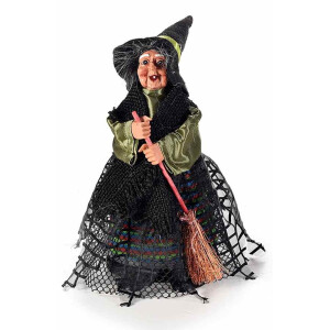 Figurina Halloween Vrajitoare Befana cm 9x8x18 H