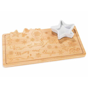 Platou servire Craciun 28.5x17.5 cm