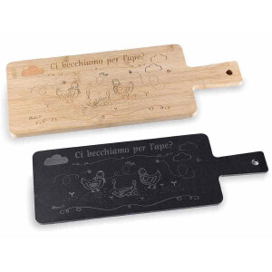 Set 2 platouri servire lemn 40 x 15 H