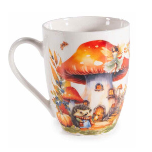 Cana portelan in cutie cadou Autumn Ø 8 cm x 10,5 H, 300 ml