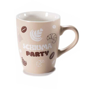 Cana portelan multicolor in cutie cadou Coffee II Ø 8 cm x 10,5 H, 300 ml