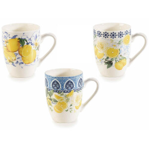 Set 6 cani ceramica multicolora Lamai 8.5x11 cm, 350 ml
