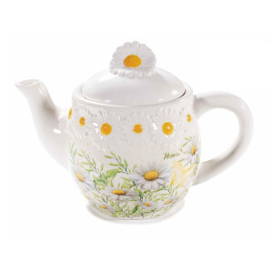 Ceainic ceramica multicolora Margarete cm 21 x 12 x 14,5 H