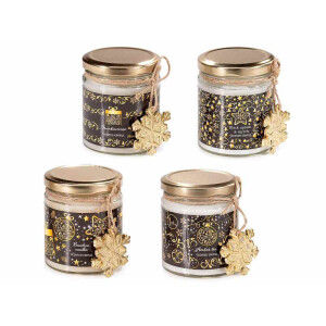 Set 4 lumanari parfumate multiaroma Ø 6,5 cm x 8 H