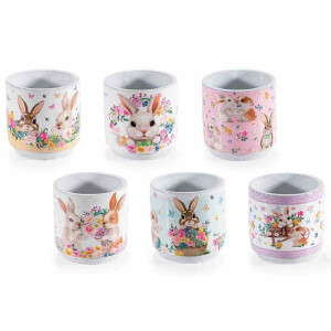 Set 6 ghivece Paste  Ø 9 cm x 9 H