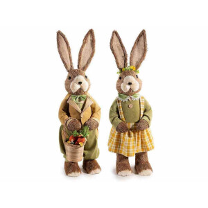 Set 2 figurine Iepurasi Paste 26x24x83H