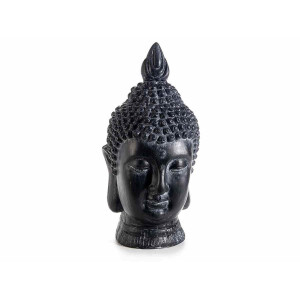Figurina ceramica neagra Buddha 21x22.5x42 cm
