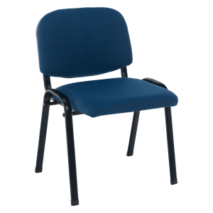 Scau de birou albastru inchis Iso 53,5x43x78 cm
