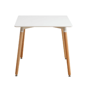 Masa dining MDF alb lemn fag Didier 70x70x74 cm