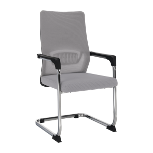 Scaun conferinta gri negru Kabir 57x62x100 cm