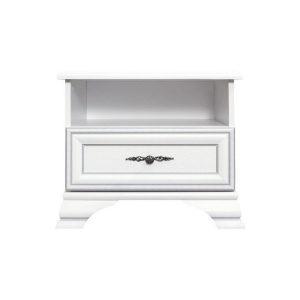 Noptiera DTD alb alpin Kentak 54,5x41x47 cm