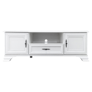 Comoda TV DTD alb alpin Kentak 144x44x52 cm 