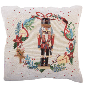 Perna Craciun Spargatorul de Nuci poliester multicolor 45x45x4 cm