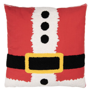 Perna Mos Craciun poliester multicolor GTl 45x45x5 cm