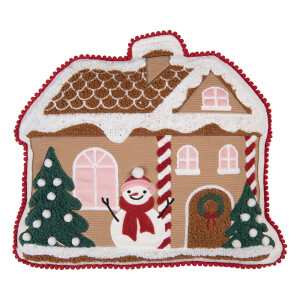 Perna Craciun Turta Dulce poliester multicolor 40x36x4 cm