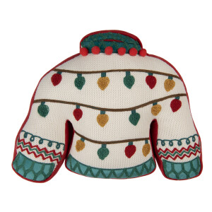 Perna Craciun poliester multicolor 40x30x4 cm