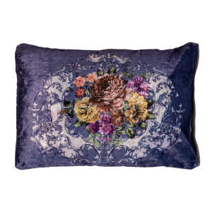 Perna decorativa textil Flowers 70x50x6 cm