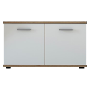 Pantofar PAL stejar Wotan alb Iria 80x35x46 cm