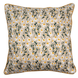 Fata perna decorativa textil multicolor Flowers 45x45 cm