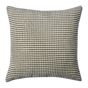 Fata perna textil alb maro 45x45 cm