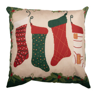 Fata perna Craciun Sosete Cadouri poliester multicolor 45x45 cm