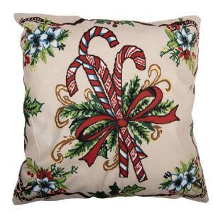Fata perna Craciun Acadele poliester multicolor 45x45 cm