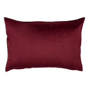 Fata perna textil rosu 35x50 cm