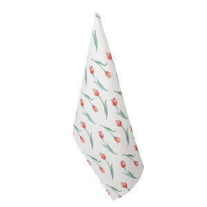 Prosop bucatarie bumbac multicolor Lalele 47x70 cm
