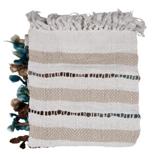 Patura bumbac multicolor 125x150 cm
