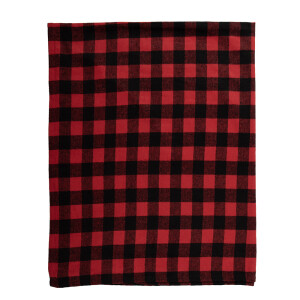 Patura textil negru rosu 130x170 cm