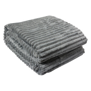 Patura textil gri 180x200 cm