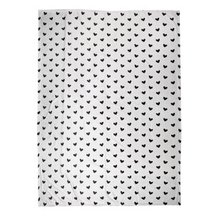 Patura textil alb negru 130x170 cm