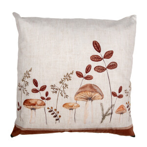 Fata perna textil multicolor Ciupercute 45x45 cm