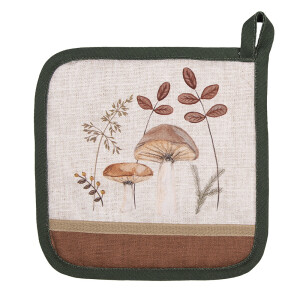 Servet termic textil multicolor Ciupercute 20x20 cm
