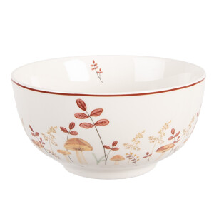 Bol portelan multicolor Ciupercute Ø 14x7 cm / 500 ml