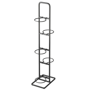 Suport pentru mingi metal negru Loby 38,5x26,5x145 cm 