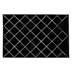 Covor textil negru Mates 133x190 cm