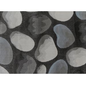 Covor textil maro gri model pietre Menga 160x235 cm